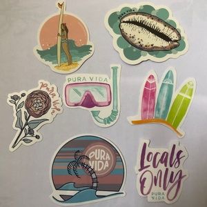 Pura Vida Stickers